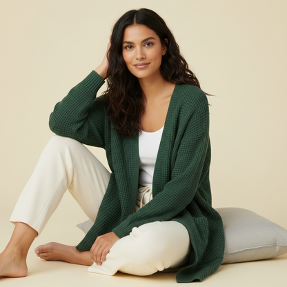 Elegant White Cardigan | Women's Versatile Sweater