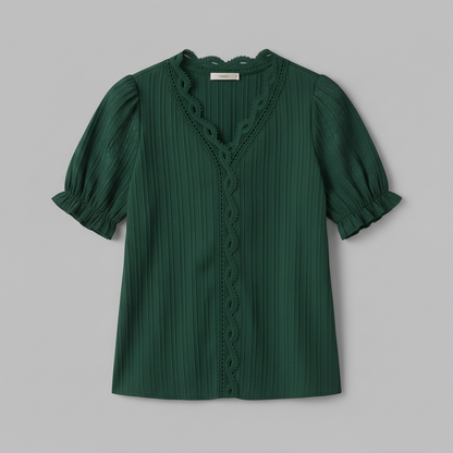 Elegant Puff Sleeve Blouse | Women's Summer Tops