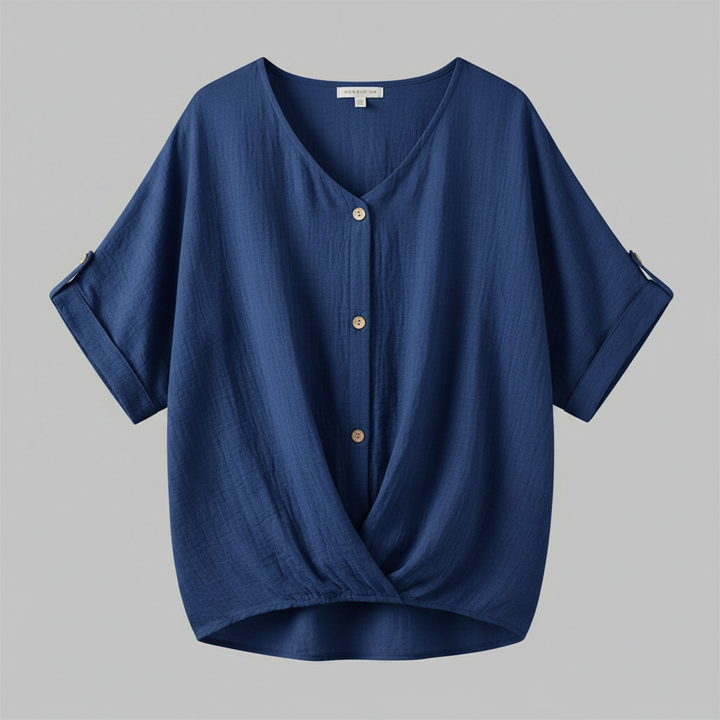 Elegant V-Neck Long Sleeve Blouse | Women's Fashion Top