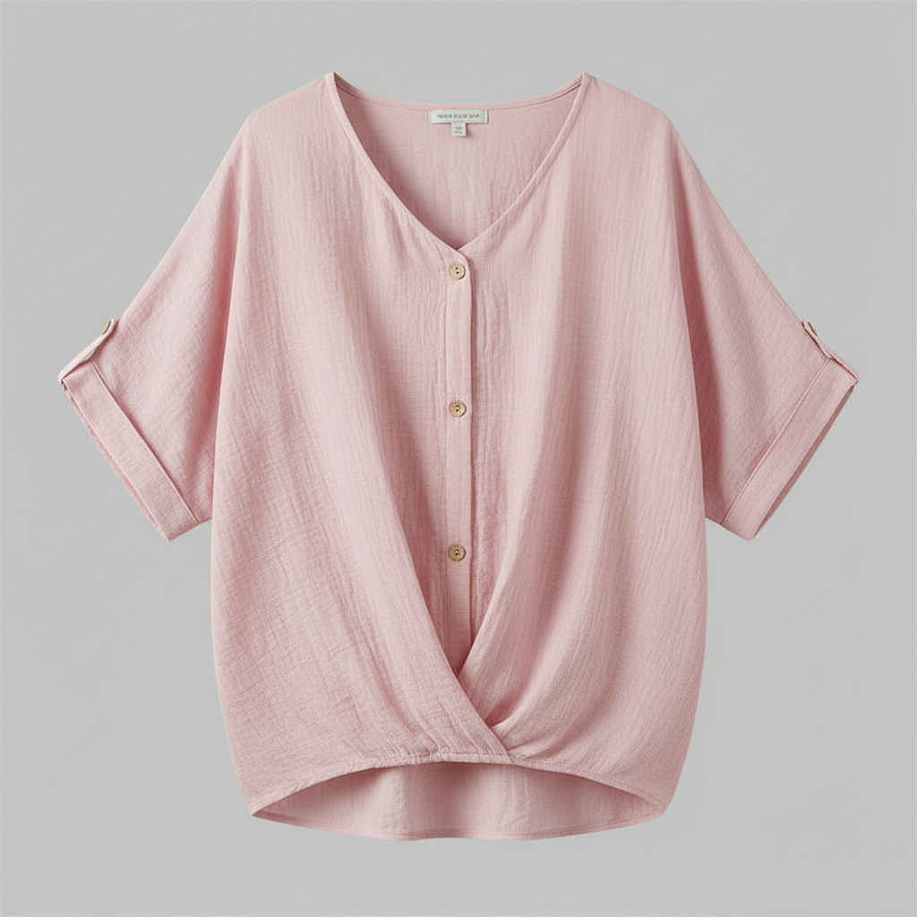 Elegant V-Neck Long Sleeve Blouse | Women's Fashion Top