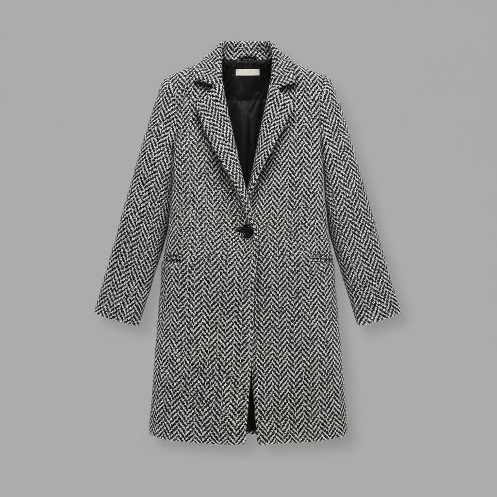 Elegant Long Wool Coat | Women's Winter Outerwear