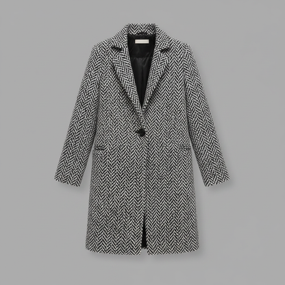 Elegant Long Wool Coat | Women's Winter Outerwear