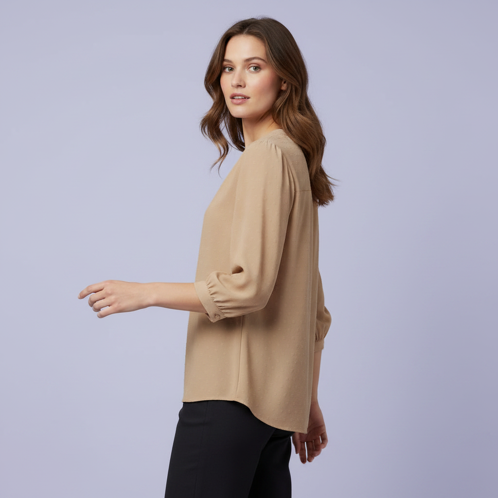 Silk Patchwork Women's Blouse | Versatile Summer Top