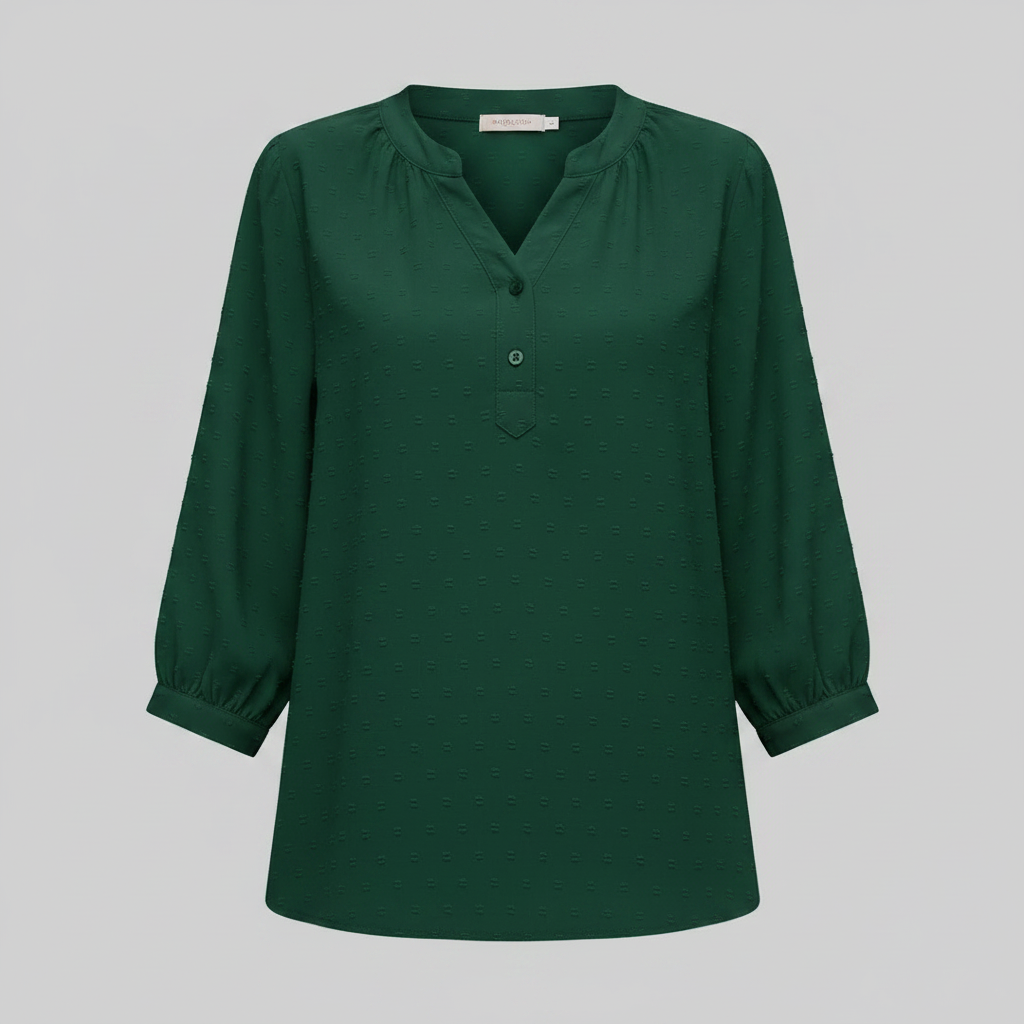 Silk Patchwork Women's Blouse | Versatile Summer Top