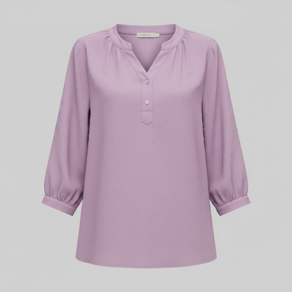 Silk Patchwork Women's Blouse | Versatile Summer Top