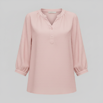Silk Patchwork Women's Blouse | Versatile Summer Top