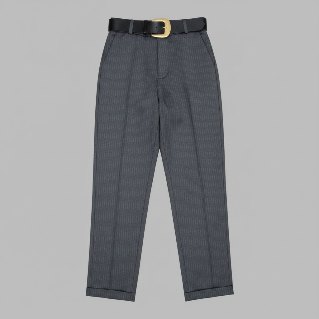 High Waist Black Trousers | Women's Office Wear
