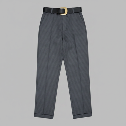 High Waist Black Trousers | Women's Office Wear