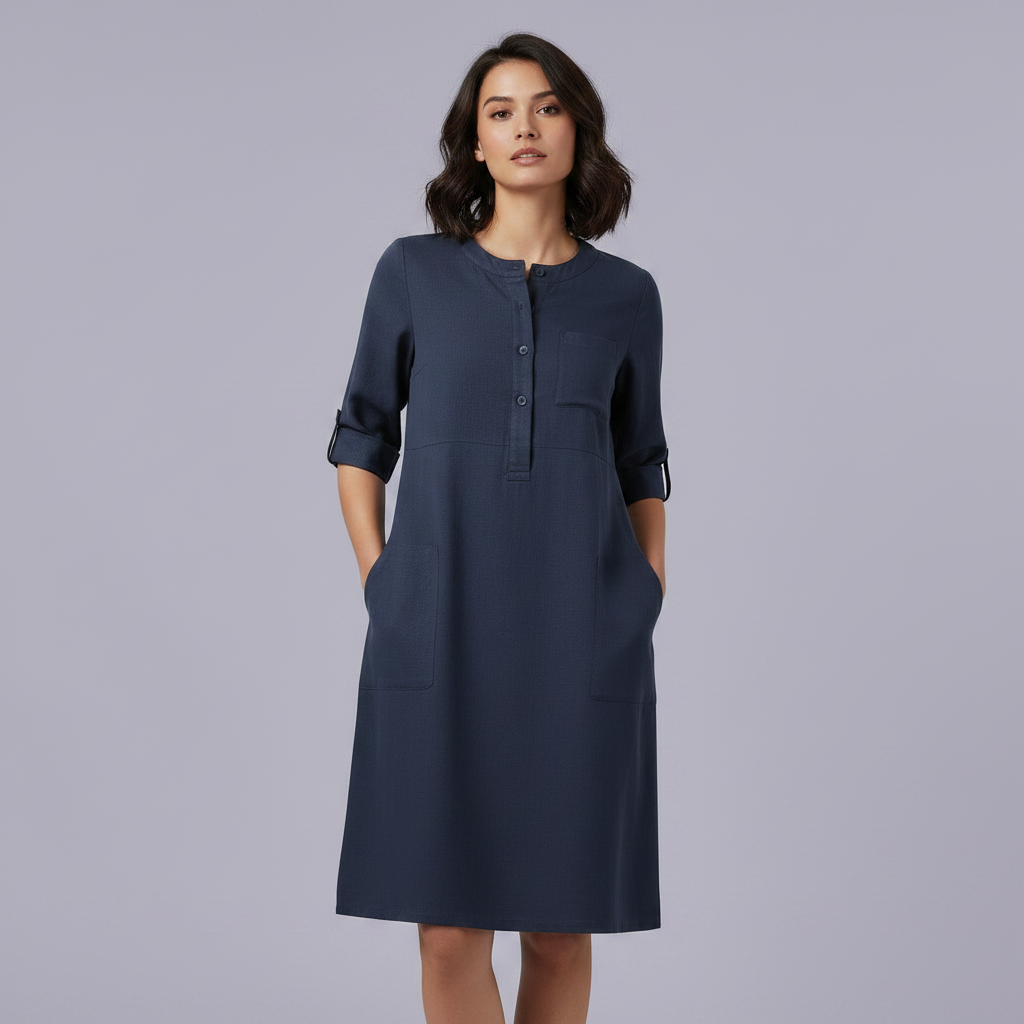 Tina | Women's Plus Size Leisure Dress in Soft Fabric