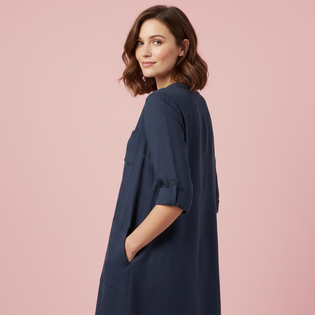 Tina | Women's Plus Size Leisure Dress in Soft Fabric