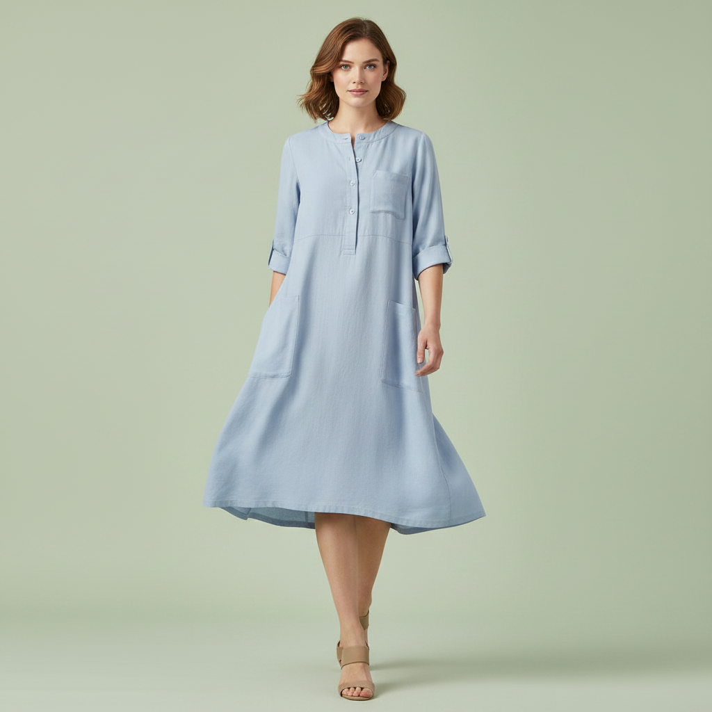 Tina | Women's Plus Size Leisure Dress in Soft Fabric